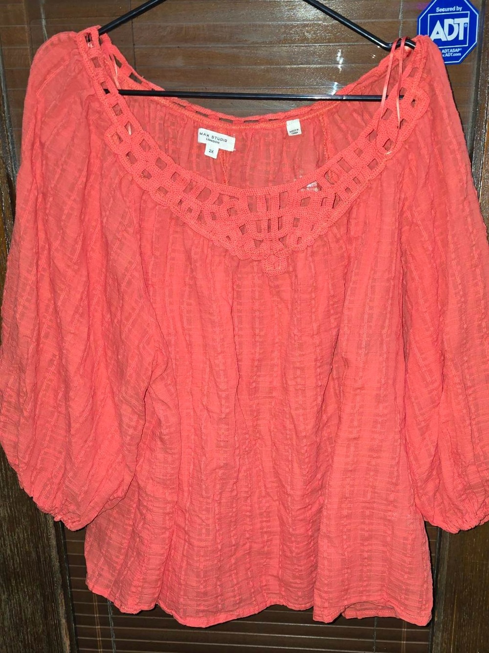Women’s Coral Boho Top
